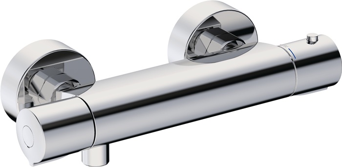Brausebatterie-Thermostat "delphis living" chrom