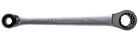 PROMAT Knarrenringschlüssel 4 in 1 SW10/13/17/19mm links/rechts umschaltbar CV-Stahl