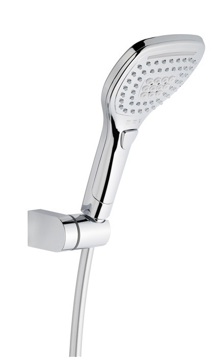Brauseset für Badewanne "Kaja Fresh" mit Handbrause Ø120mm, Schlauch und Halter