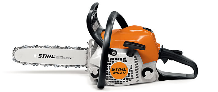 STIHL Benzin Kettensäge MS 211/35, 35cm Schnittlänge